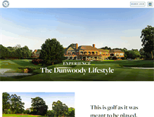 Tablet Screenshot of dunwoodycc.org